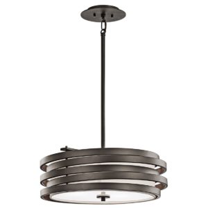 Kichler Roswell 3-Light Pendant in Olde Bronze