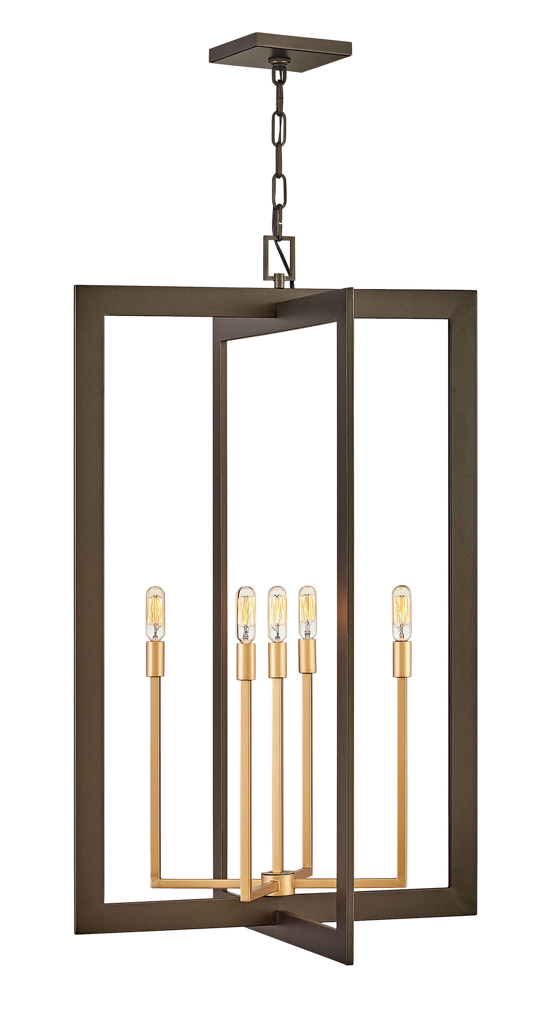 Hinkley Anders 5-Light Chandelier in Metallic Matte Bronze