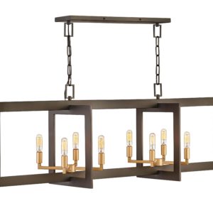 Hinkley Anders 8-Light Chandelier in Metallic Matte Bronze