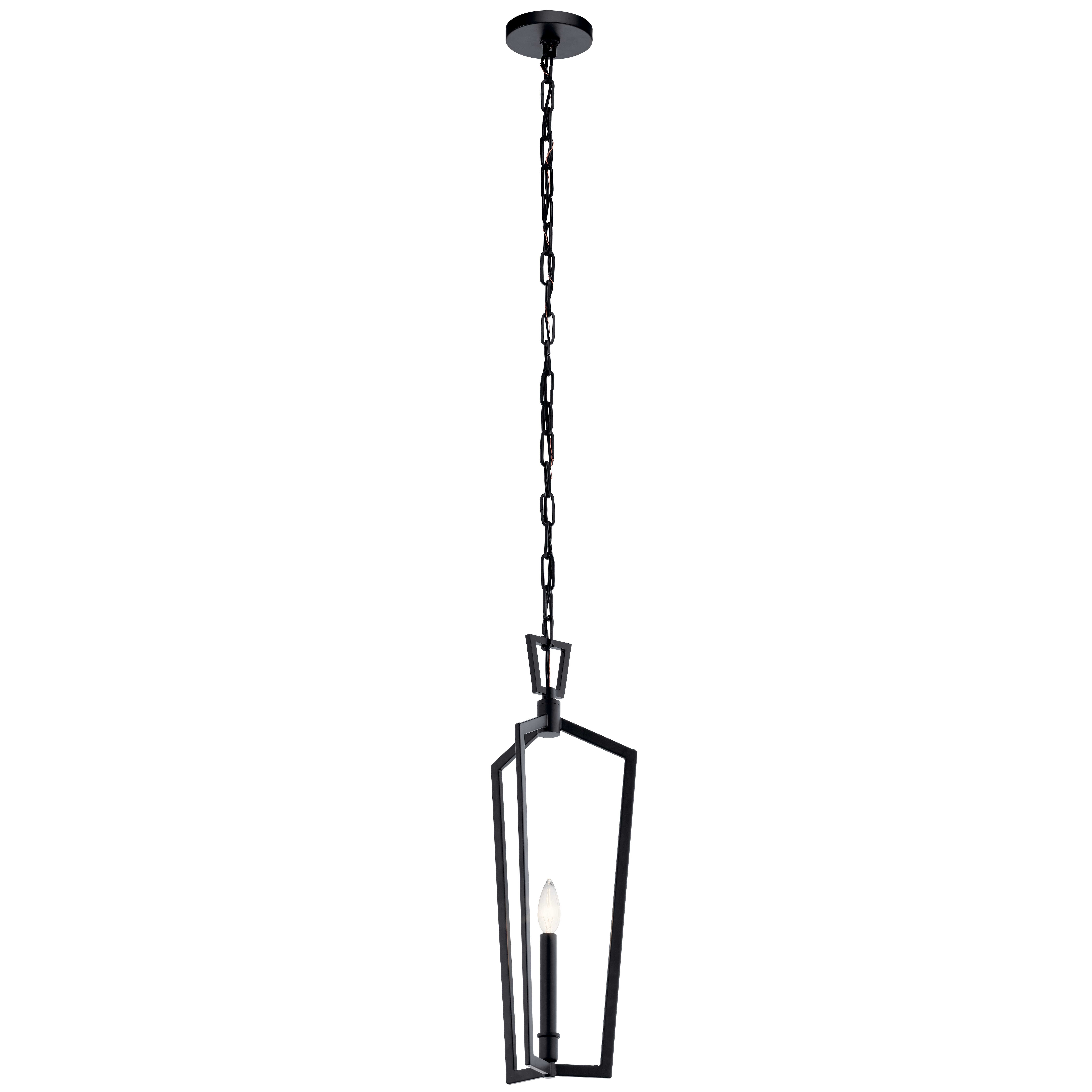 Kichler Abbotswell 1-Light Mini Pendant in Black