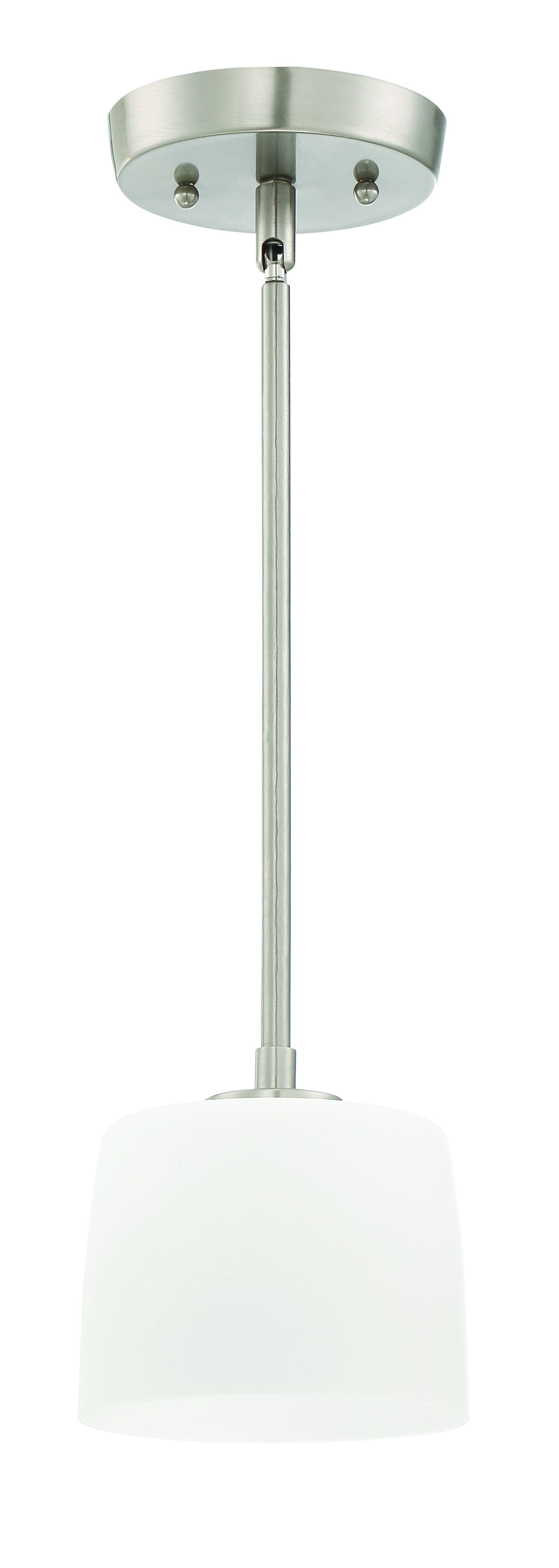 Craftmade Clarendon 6" Mini Pendant in Brushed Polished Nickel