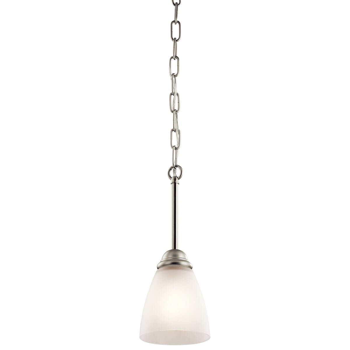 Kichler Jolie 1-Light Mini Pendant in Brushed Nickel