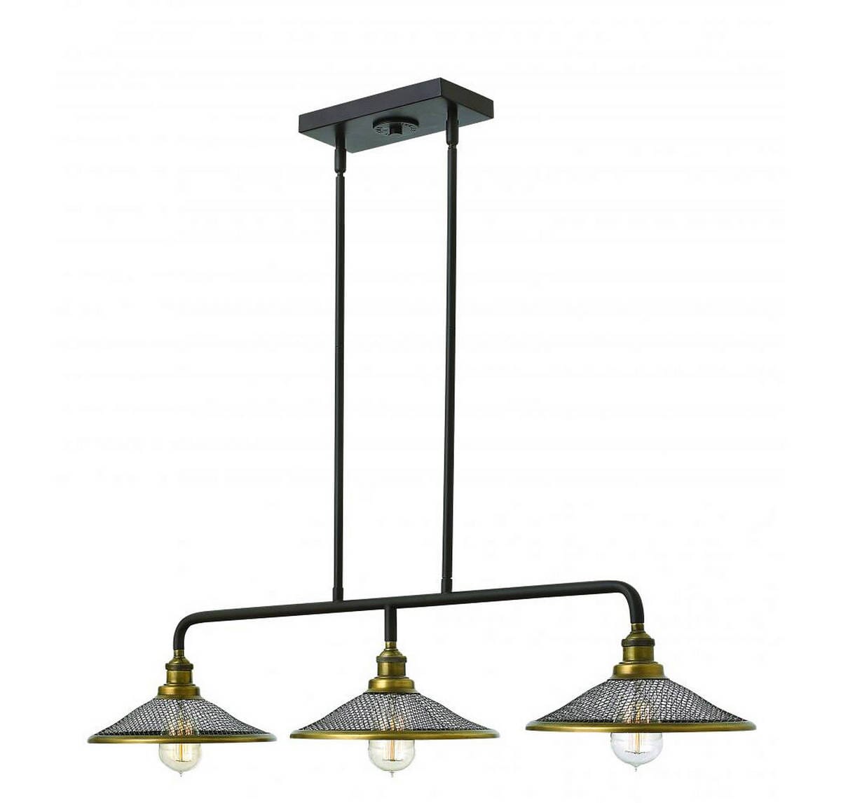 Hinkley Rigby 3-Light Hanging Linear Pendant in Buckeye Bronze