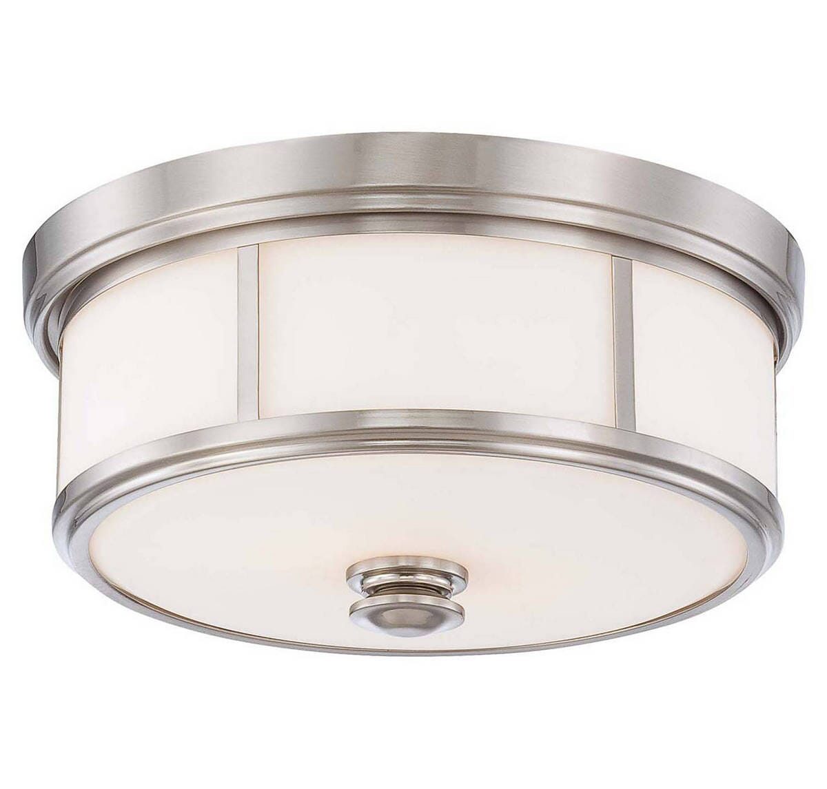 Minka Lavery Harbour Point 2-Light Ceiling Light in Brushed Nickel