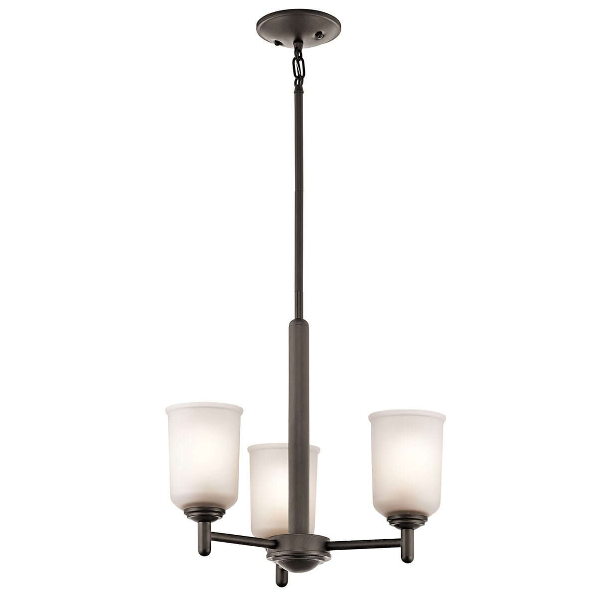 Kichler Shailene 3-Light Mini Chandelier in Olde Bronze