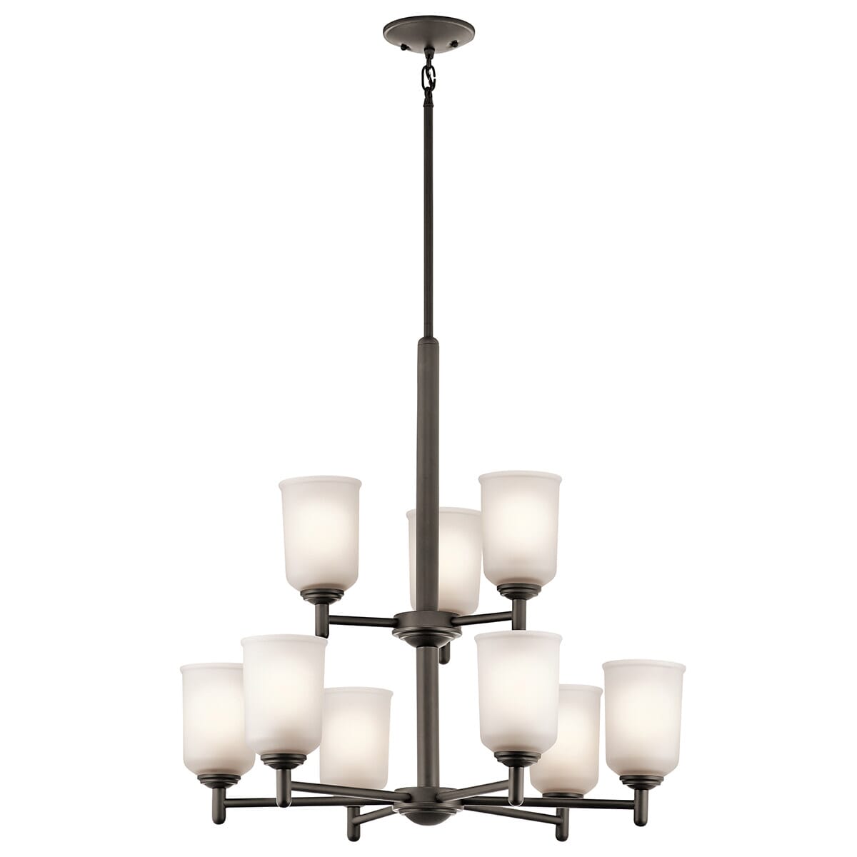 Kichler Shailene 9-Light Chandelier 2-Tier in Olde Bronze