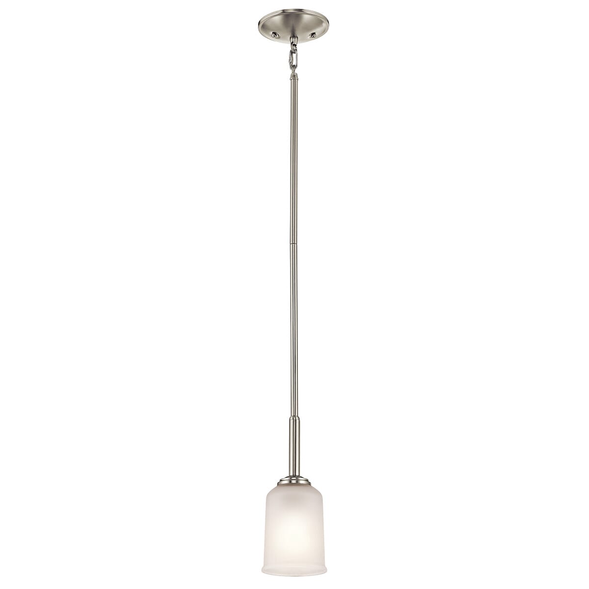 Kichler Shailene 1-Light Mini Pendant in Brushed Nickel