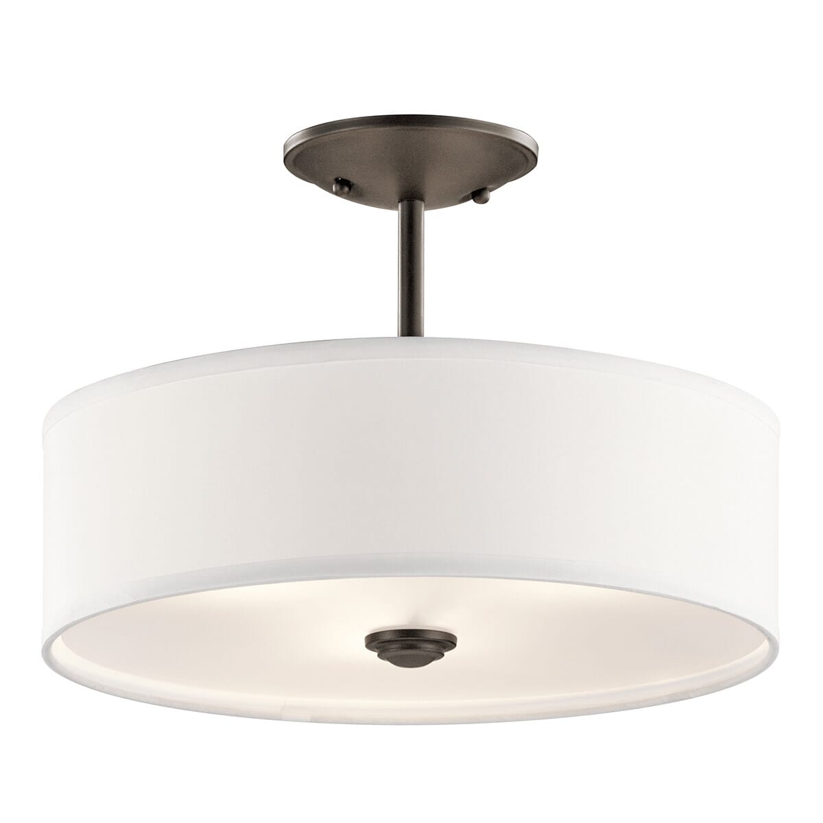 Kichler Shailene 3-Light Semi-Flush Mount in Olde Bronze