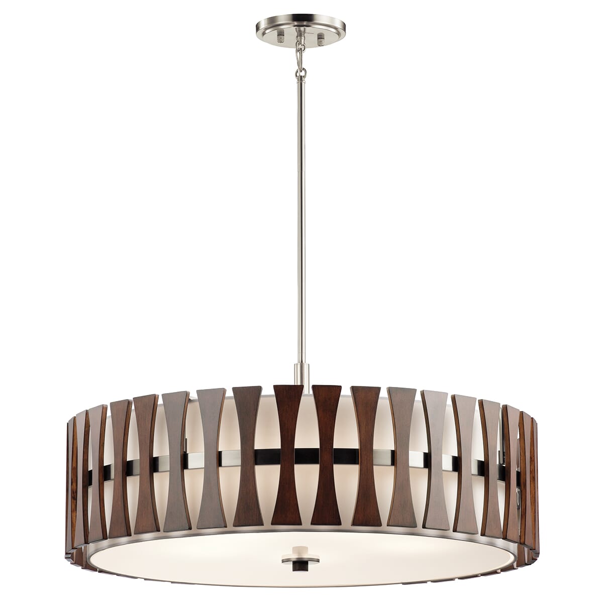 Kichler Cirus 5-Light Pendant/Semi Flush in Auburn Stained Finish