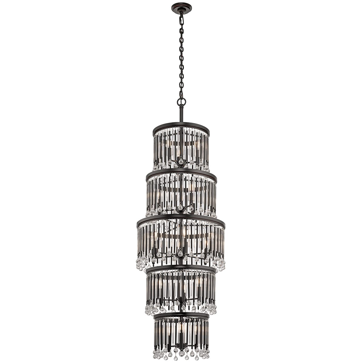 Kichler Piper 18-Light Chandelier Multi-Tier in Espresso