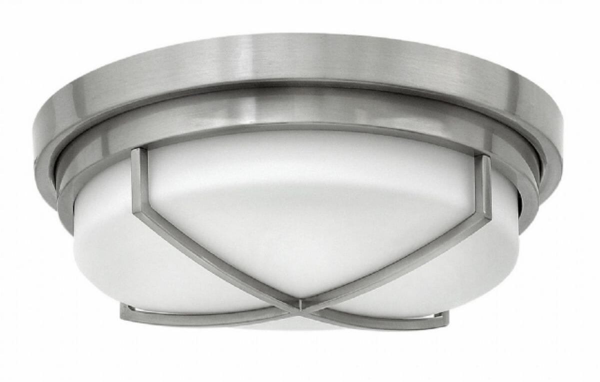 Hinkley Halsey 2-Light Ceiling Light in Brushed Nickel