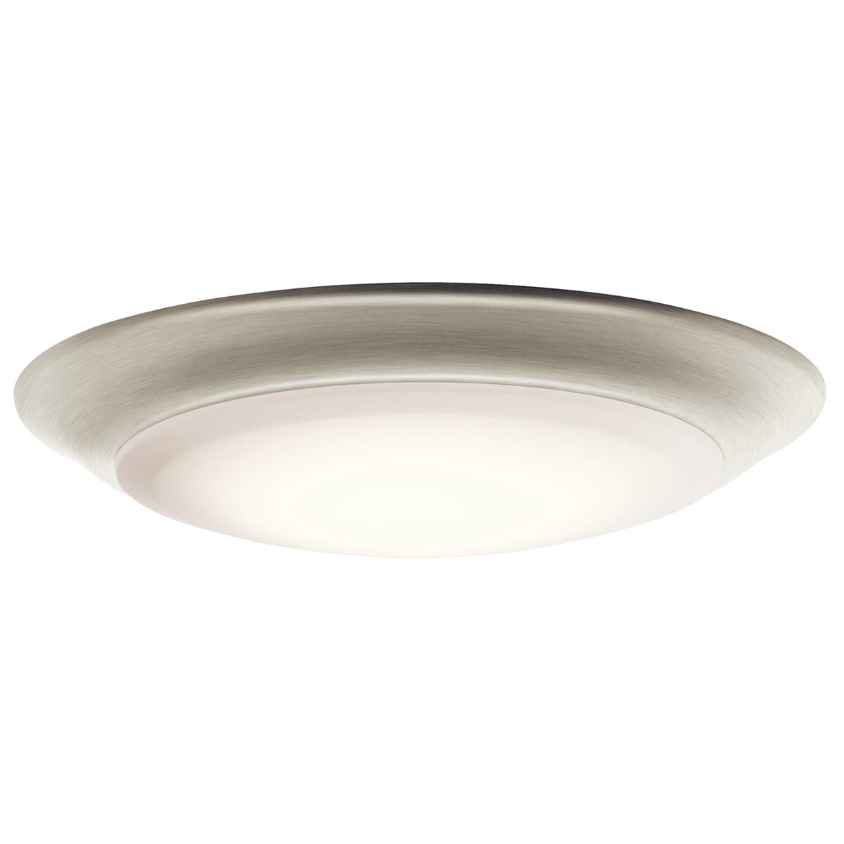 Kichler Builder 2700K LED Flush Mount in Brushed Nickel