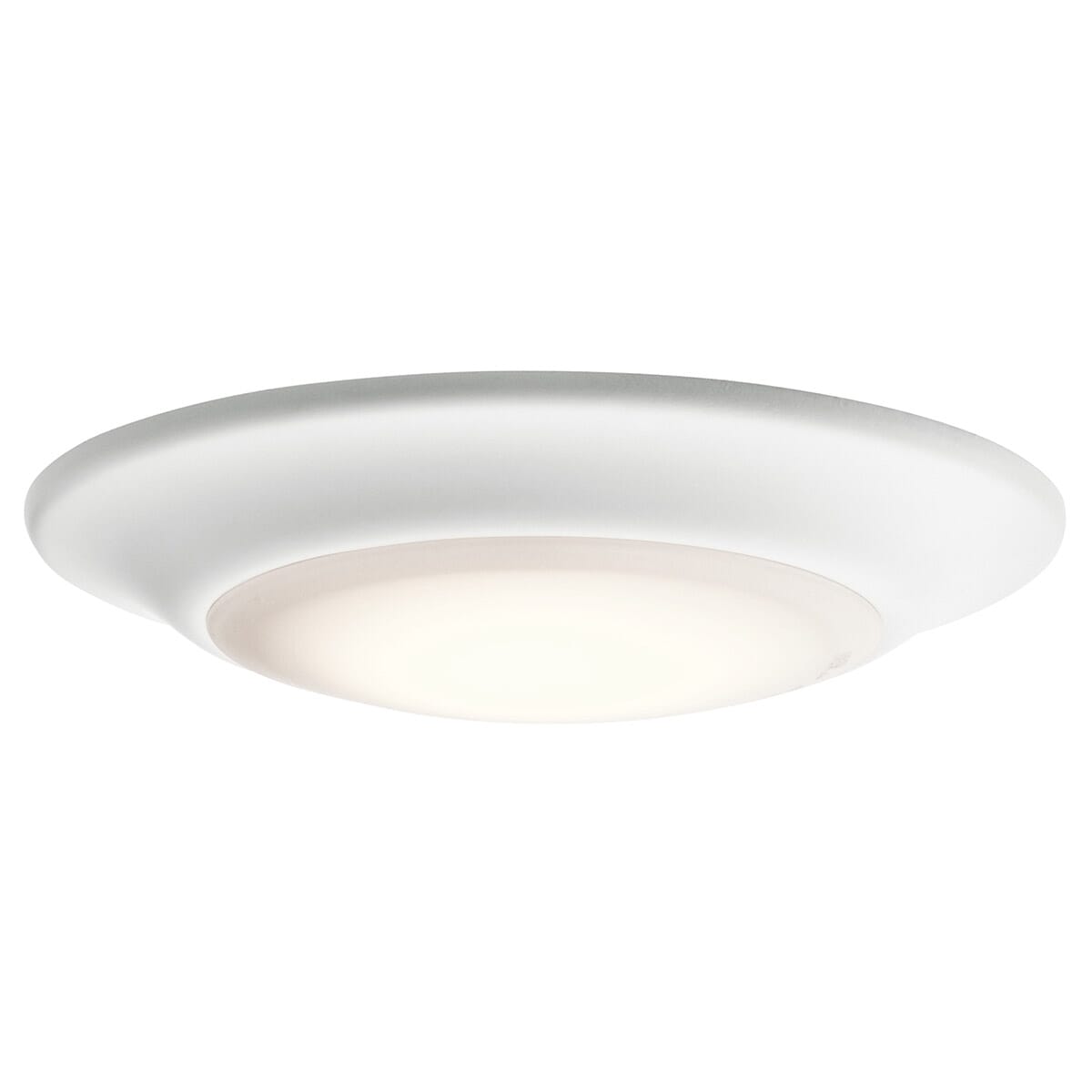 Kichler 7.5" 2700K PC Lens Flush Mount in White