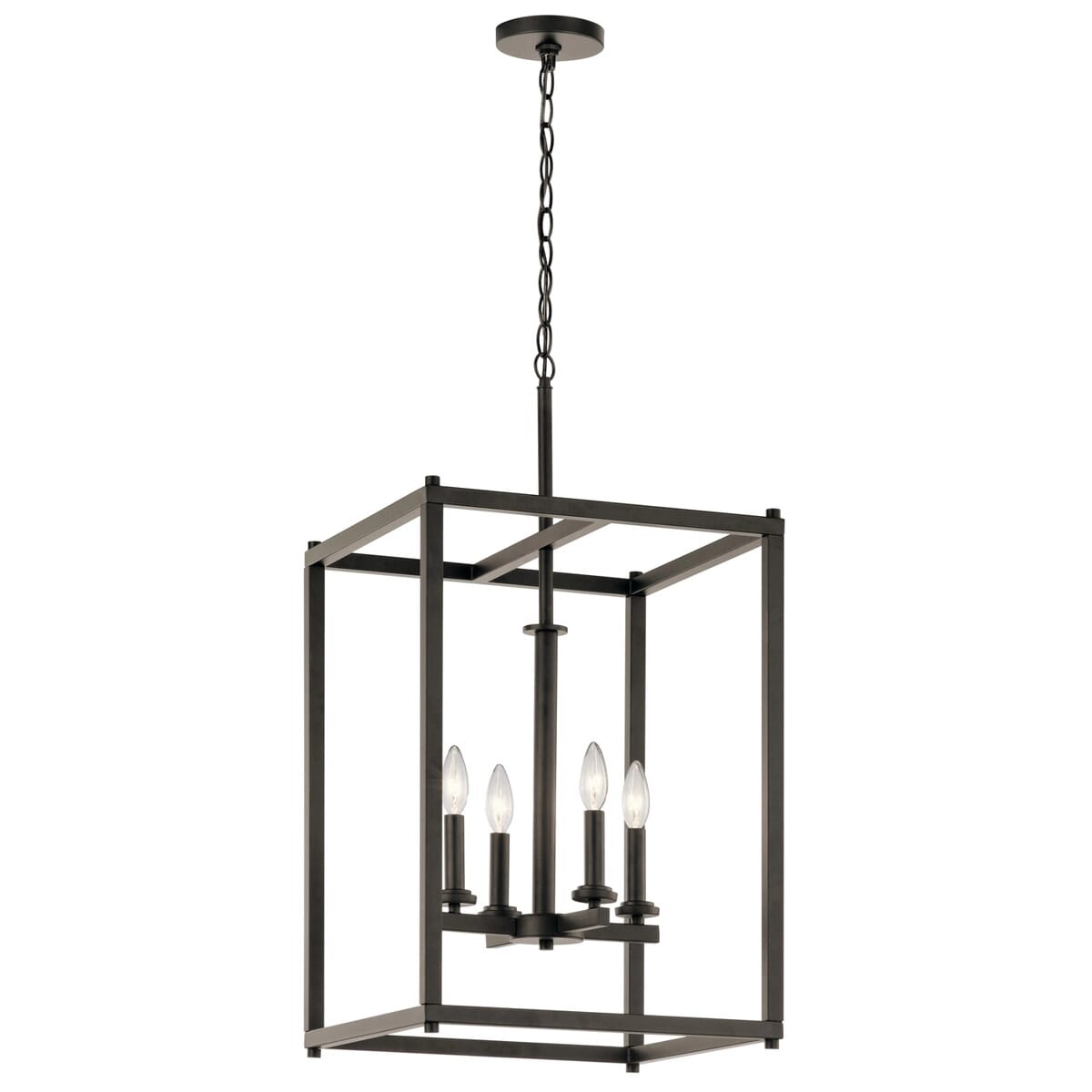 Kichler Crosby 4-Light Foyer Pendant in Olde Bronze