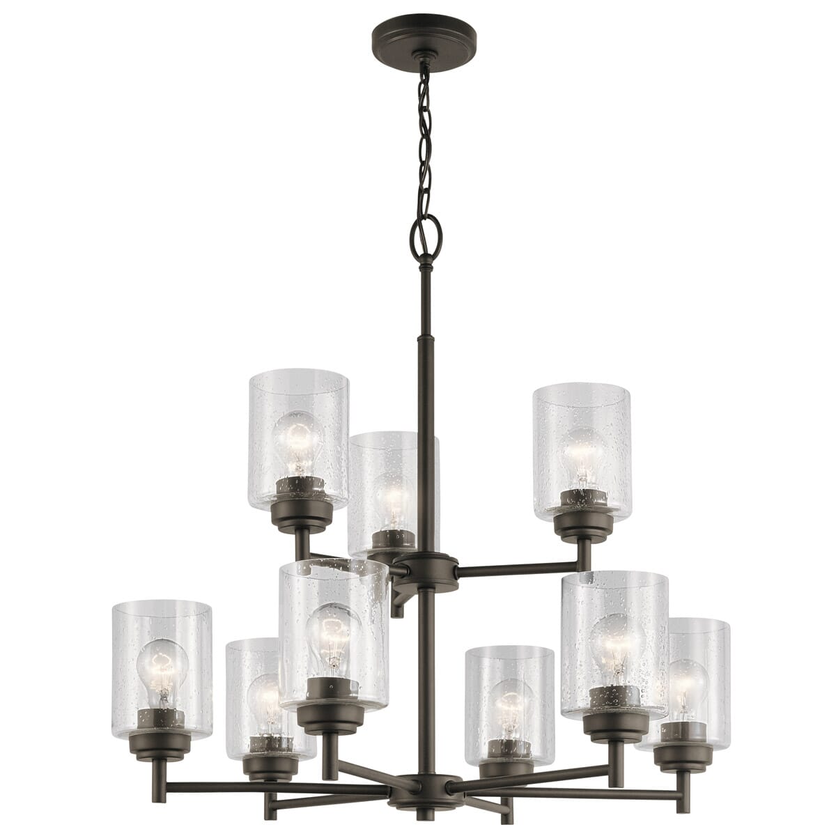 Kichler Winslow 9-Light Chandelier in Olde Bronze