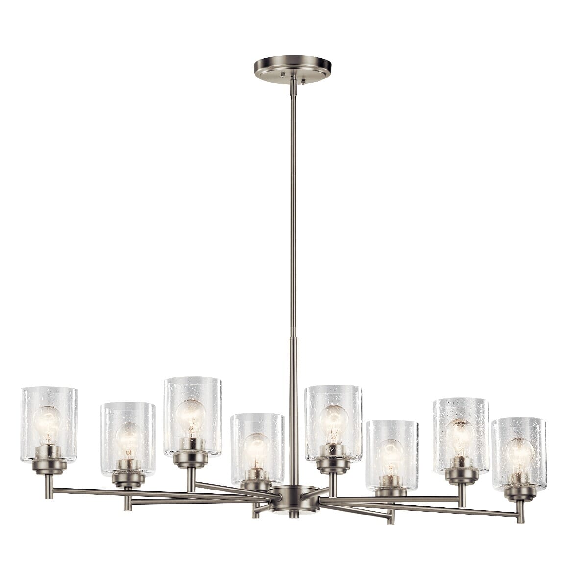 Kichler Winslow 8-Light Chandelier in Brushed Nickel