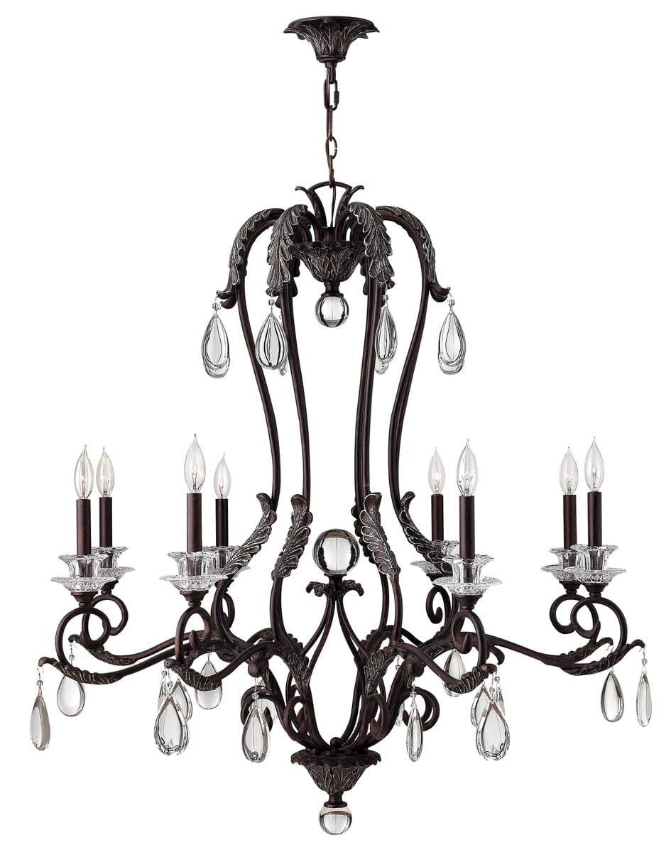 Hinkley Marcellina 8-Light Single Tier Chandelier in Golden Bronze