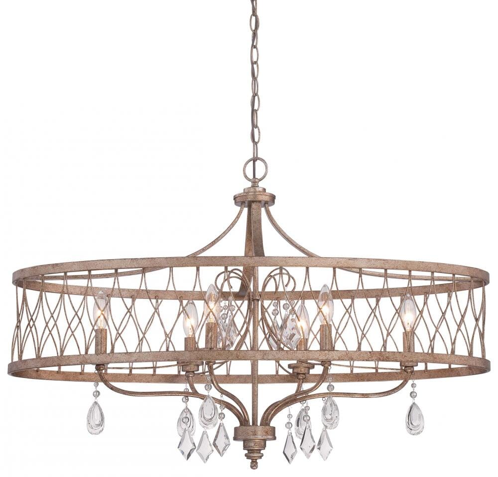 Minka Lavery West Liberty Linear Chandelier in Olympus Gold