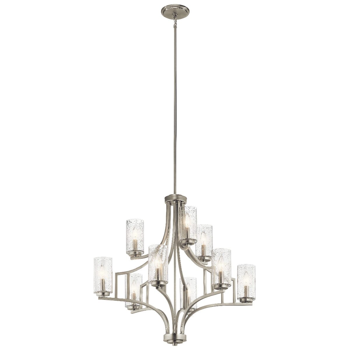 Kichler Vara Chandelier 9-Light in Brushed Nickel