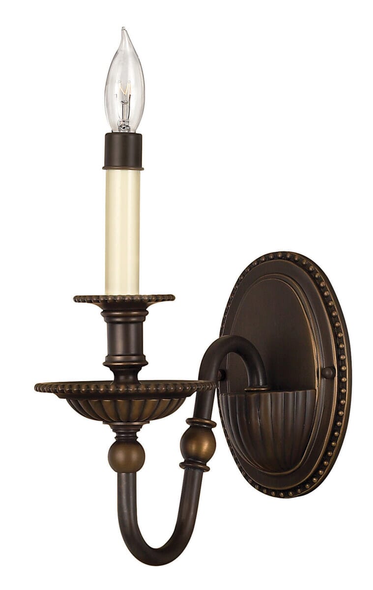 Hinkley Cambridge 1-Light Sconce in Olde Bronze