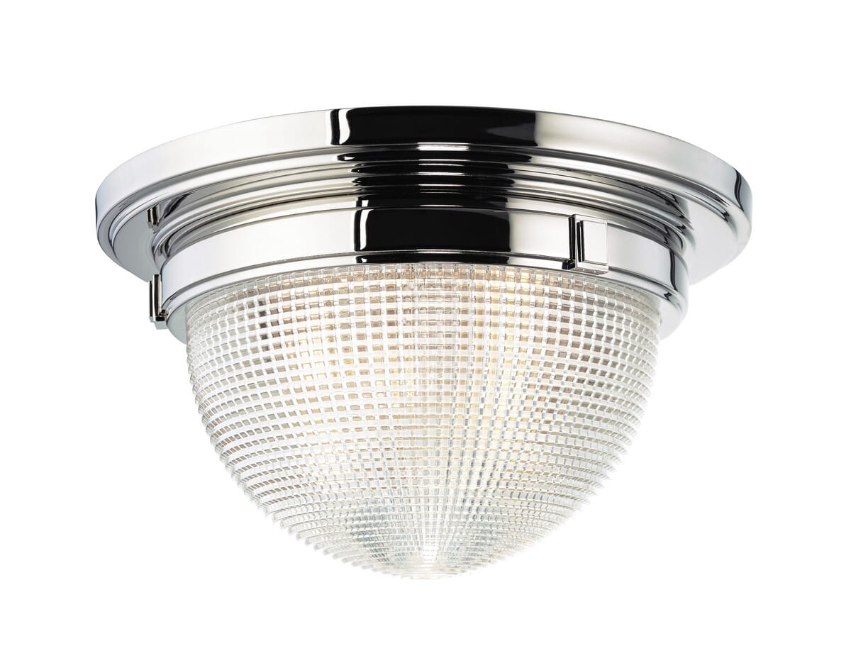 Hudson Valley Winfield 2-Light Ceiling Light in Polished Nickel