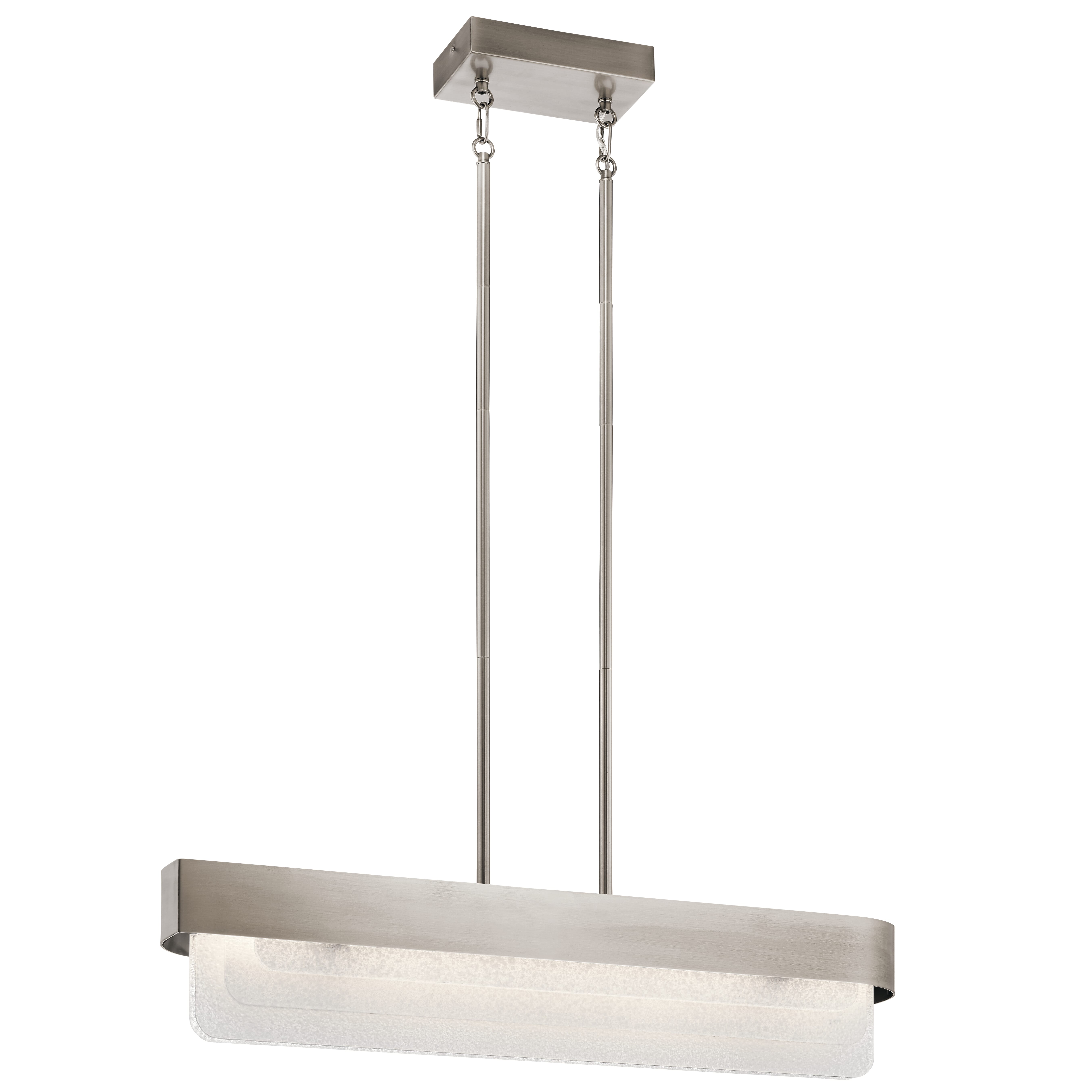 Kichler Serene LED Linear Chandelier in Classic Pewter