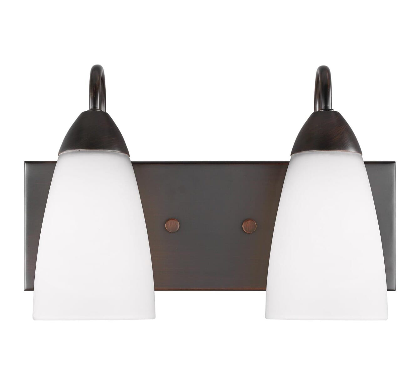 Sea Gull Seville 2-Light Bathroom Vanity Light in Bronze