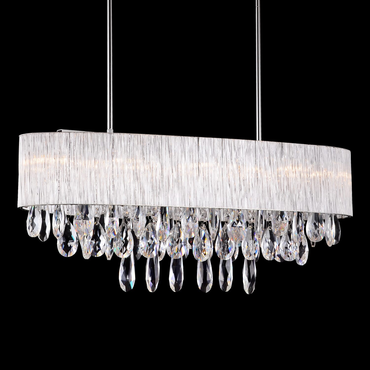 Kuzco Schwartz 10-Light Pendant Light in Chrome