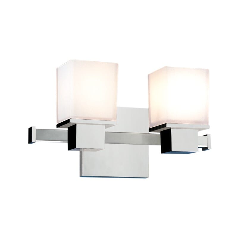 Hudson Valley Milford 2-Light 12" Bathroom Vanity Light in Polished Chrome