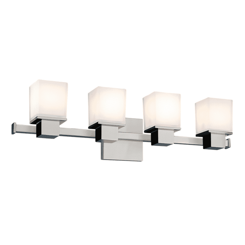 Hudson Valley Milford 4-Light 24" Bathroom Vanity Light in Polished Chrome