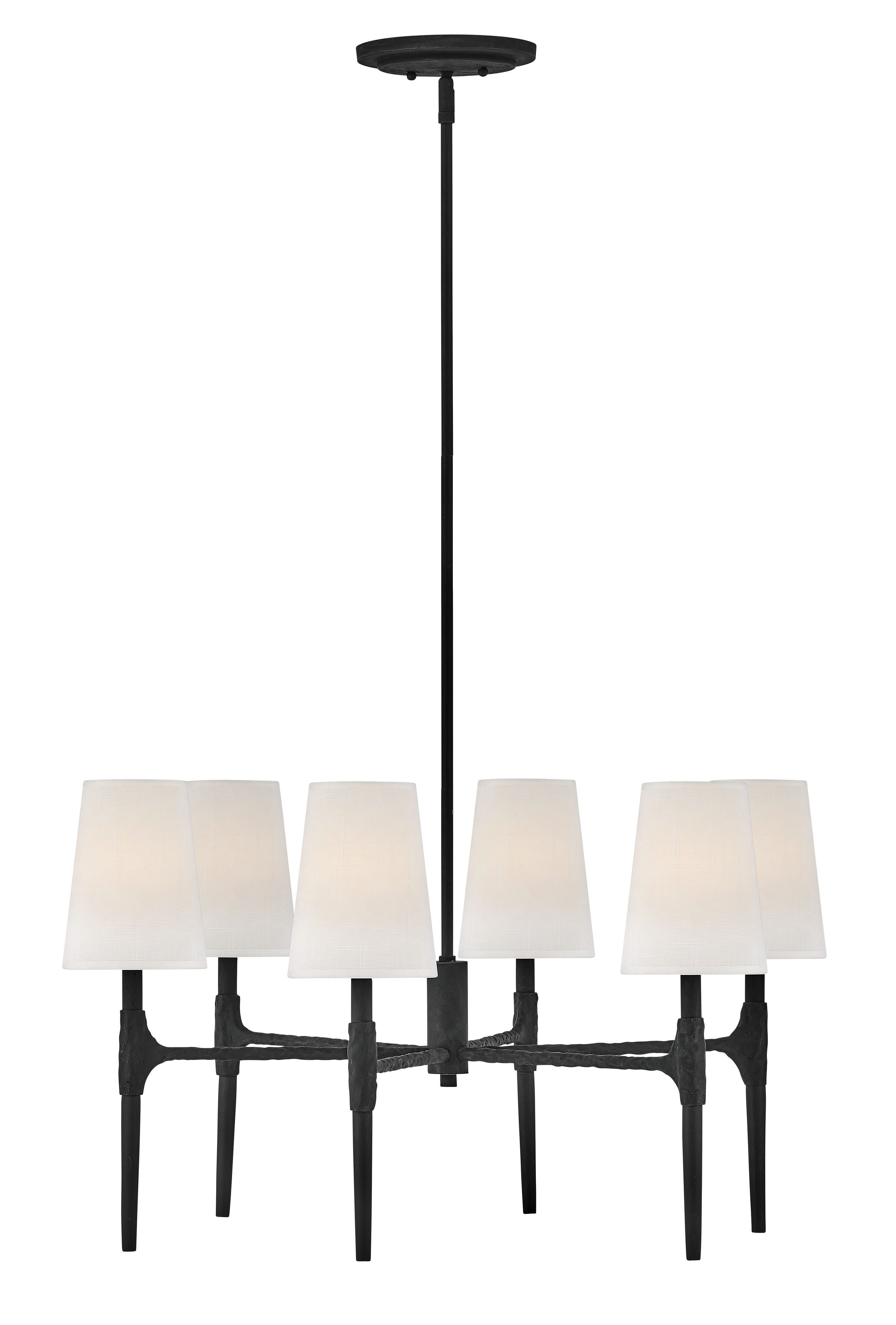 Hinkley Beaumont 6-Light Chandelier in Black