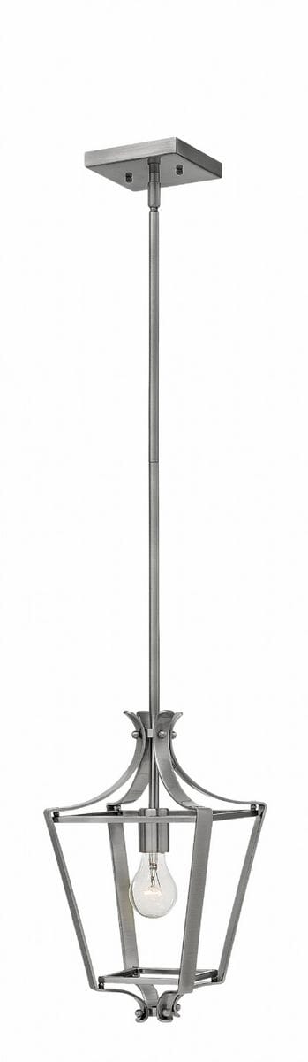 Hinkley Fleming 1-Light Pendant in Polished Antique Nickel