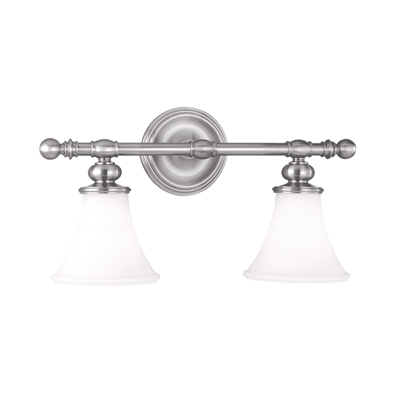 Hudson Valley Weston 2-Light 16" Bathroom Vanity Light in Satin Nickel