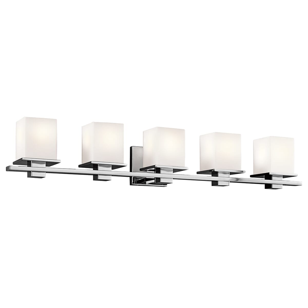 Kichler Tully 5-Light Bathroom Vanity Light in Chrome