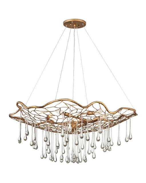 Hinkley Laguna by Lisa McDennon 6-Light Chandelier in Burnished Gold