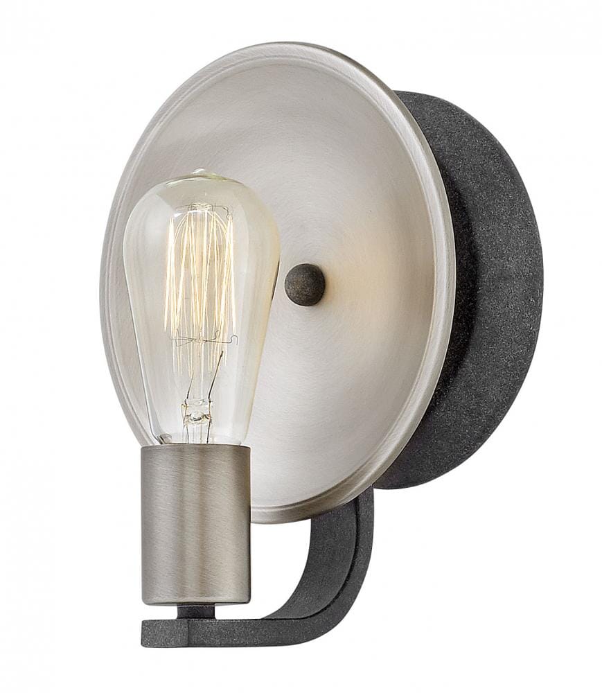 Hinkley Boyer 1-Light Sconce in Aged Zinc