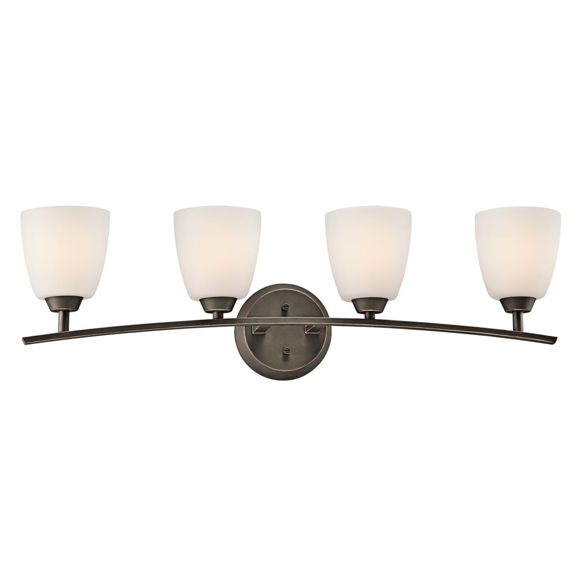 Kichler Granby 4-Light Bathroom Vanity Light in Olde Bronze
