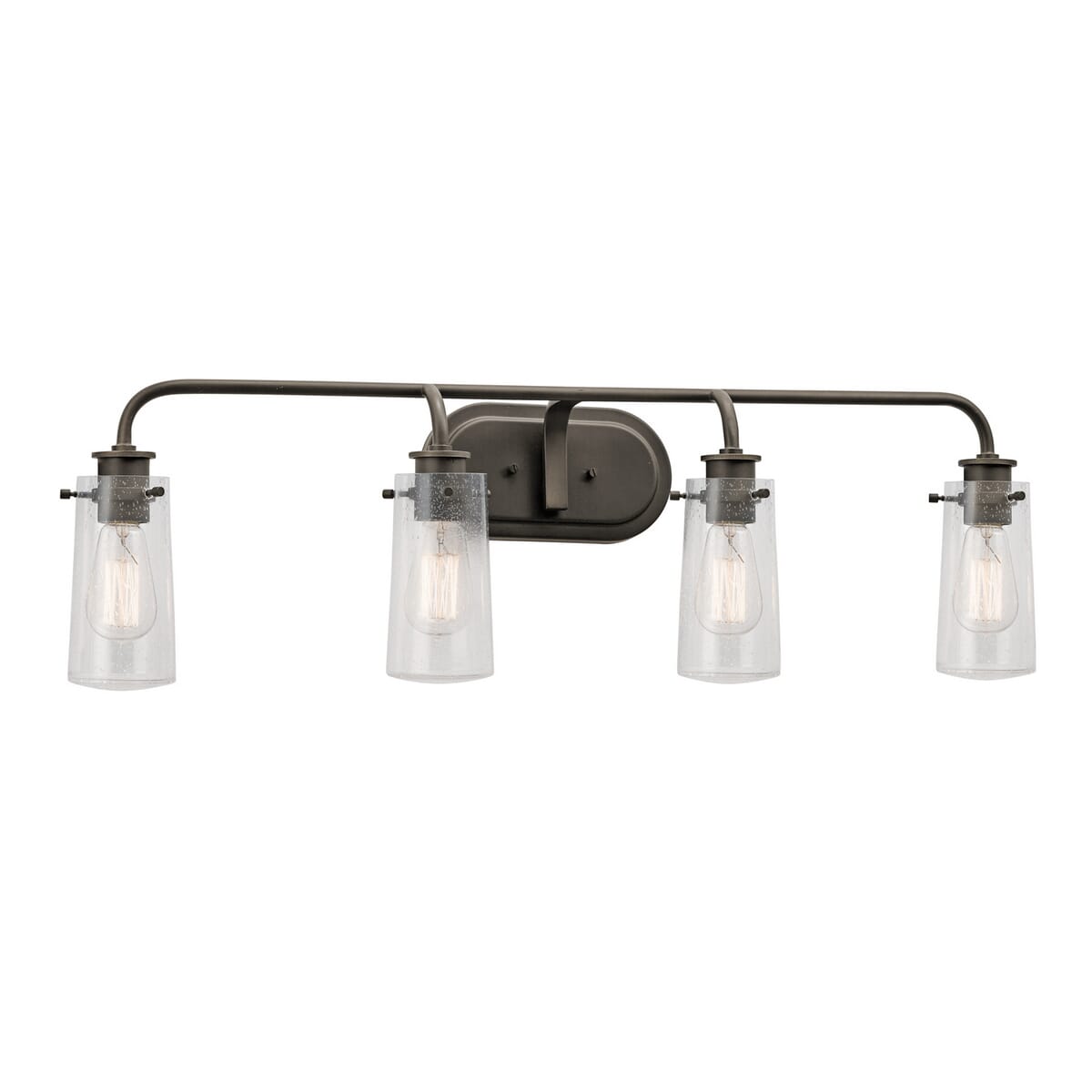 Kichler Braelyn 4-Light Bathroom Vanity Light in Olde Bronze