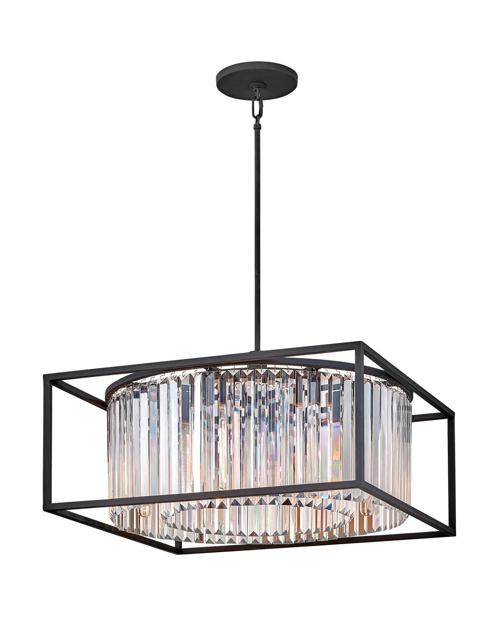 Hinkley Giada 8-Light Chandelier in Black