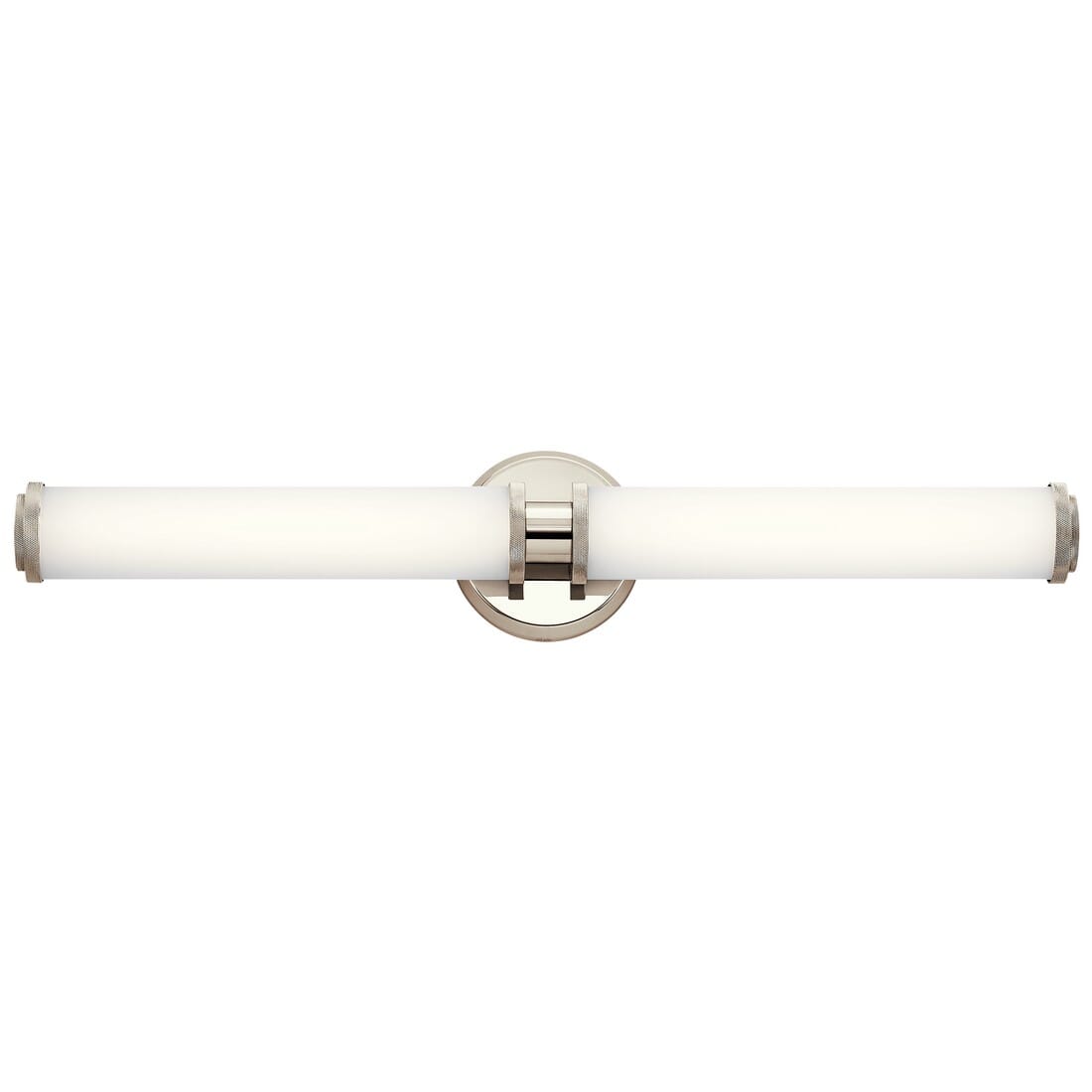 Kichler Indeco 27" 2-Light LED  Bathroom Vanity Light in Polished Nickel