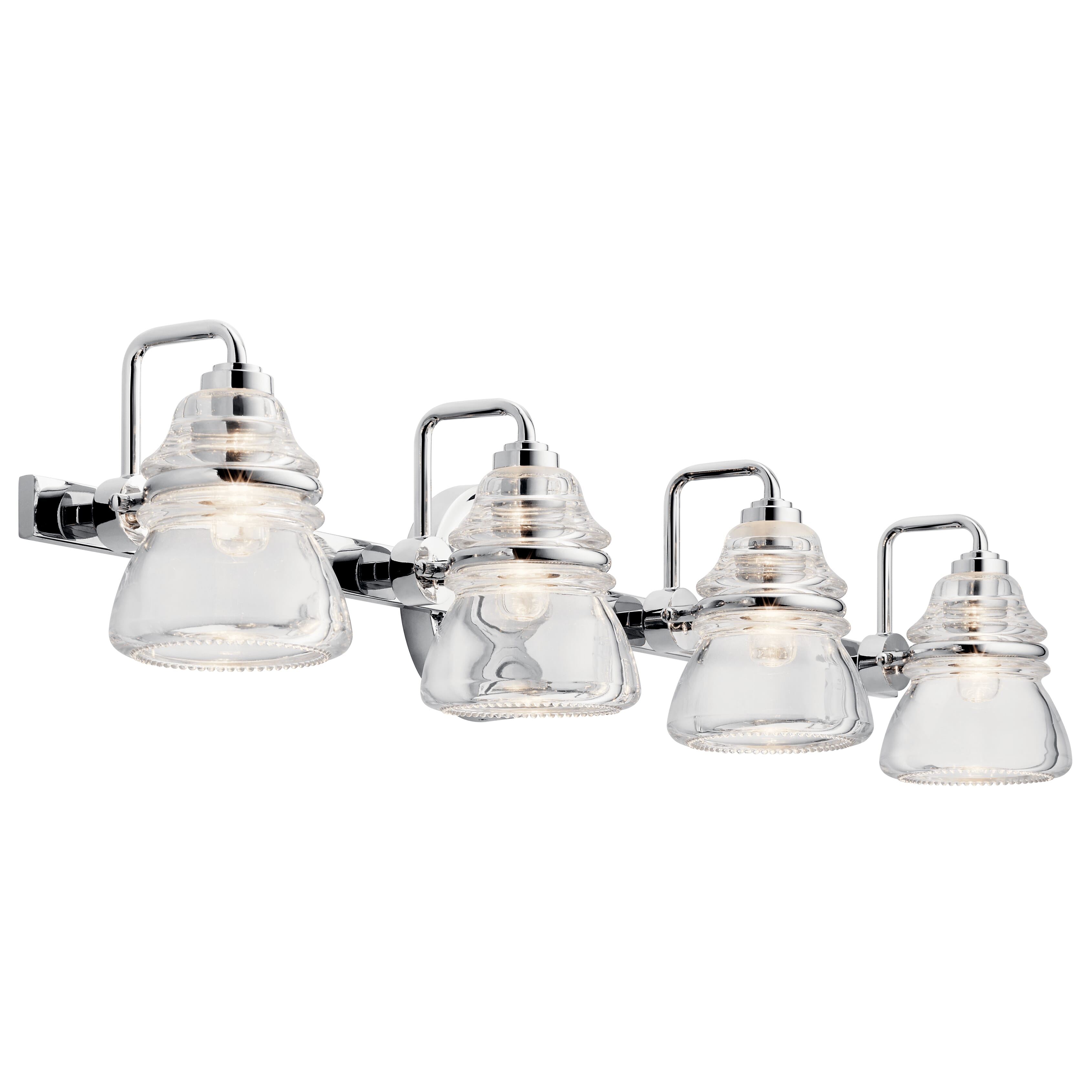 Kichler Talland 4-Light 30.75" Bathroom Vanity Light in Chrome