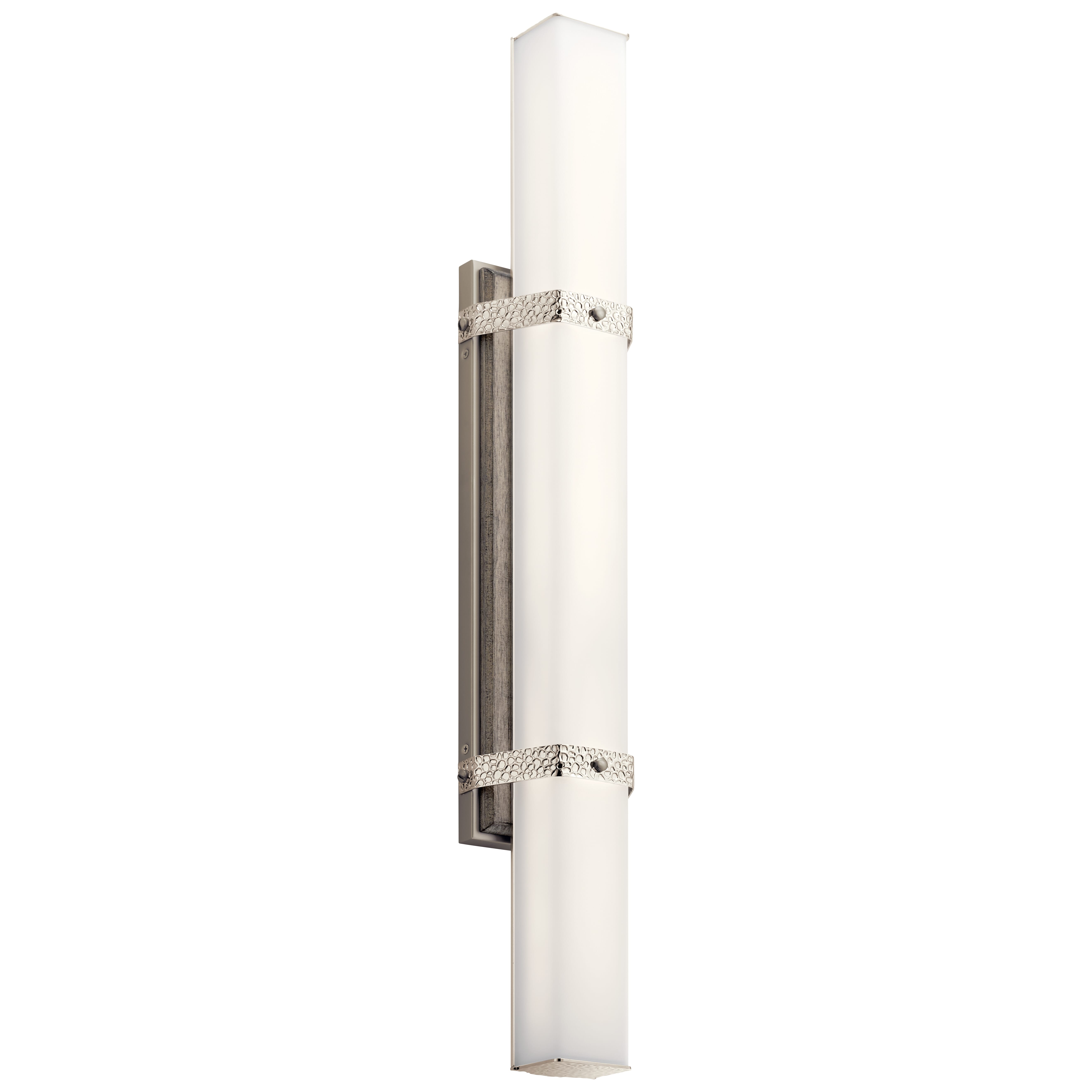 Kichler Bisou LED 32" Bathroom Vanity Light in Polished Nickel