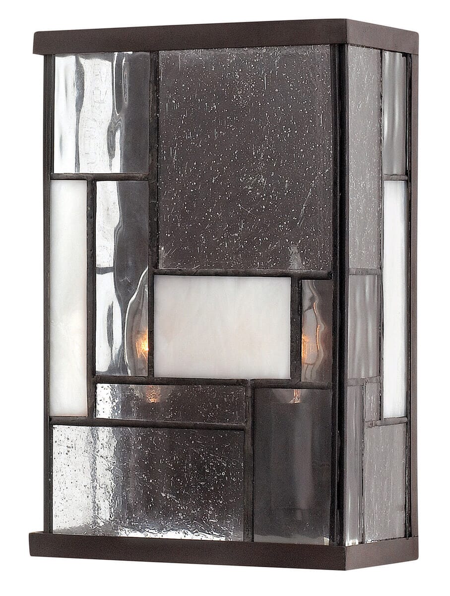 Hinkley Mondrian 2-Light Sconce in Buckeye Bronze