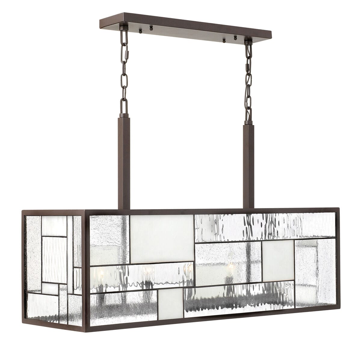 Hinkley Mondrian 5-Light Linear in Buckeye Bronze