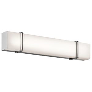 Kichler Impello LED 30" Bathroom Vanity Light in Chrome