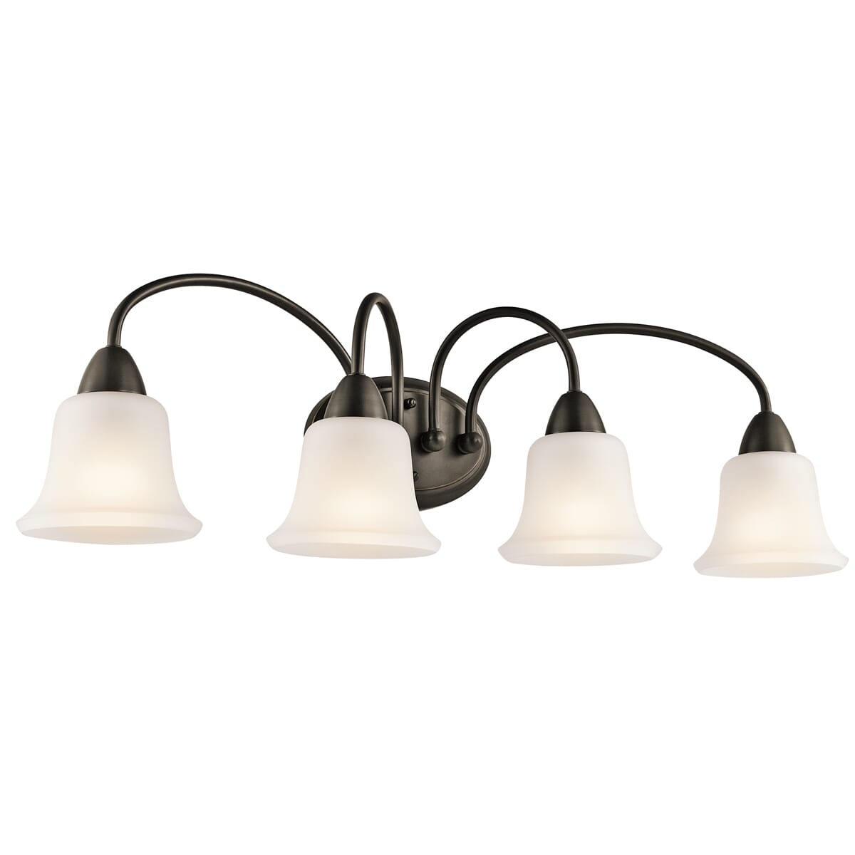 Kichler Nicholson 4-Light Bathroom Vanity Light in Olde Bronze