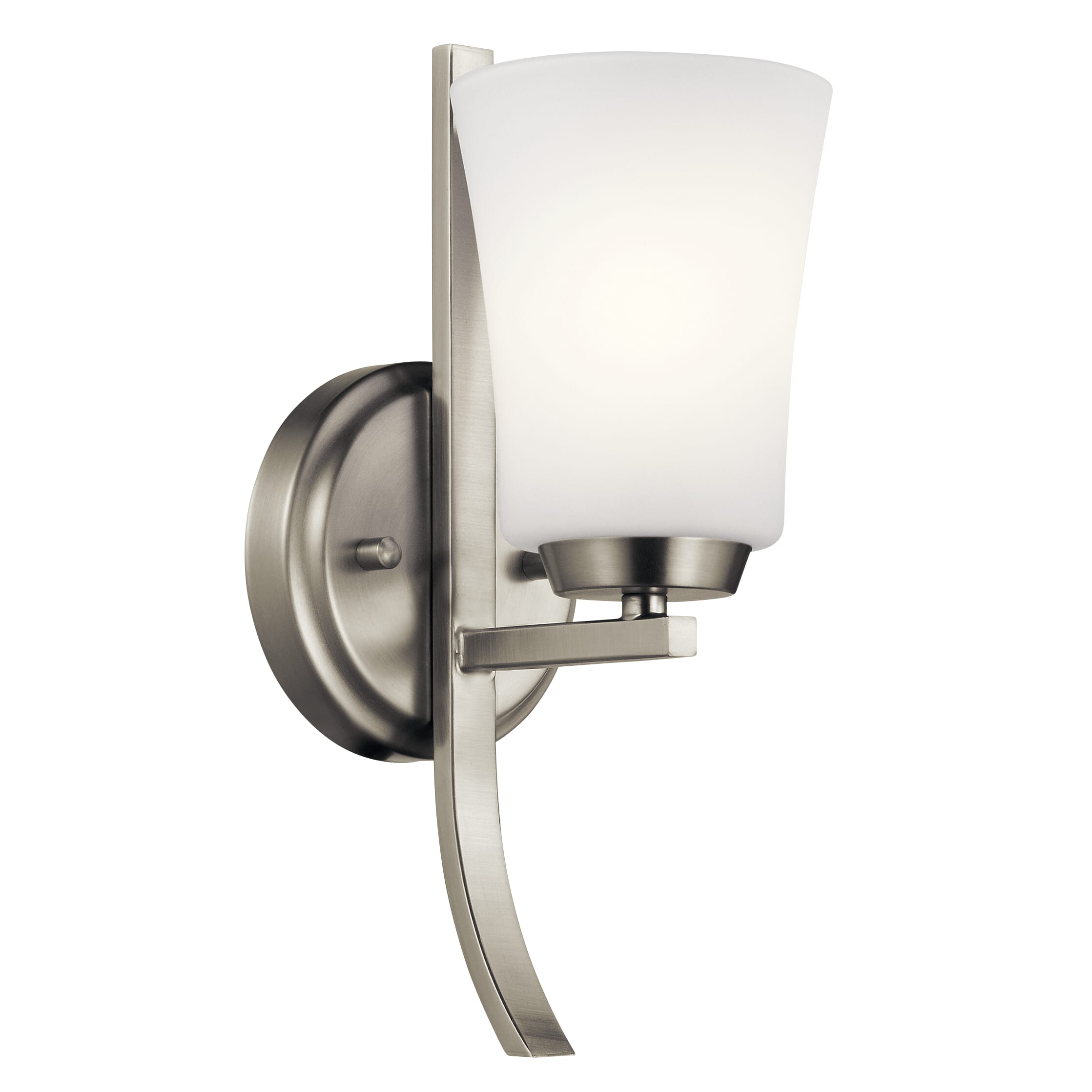 Kichler Tao Wall Sconce 1-Light in Brushed Nickel