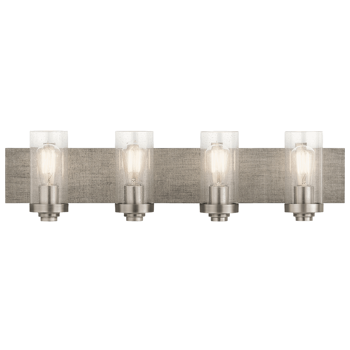 Kichler Dalwood 4-Light Bathroom Vanity Light in Classic Pewter