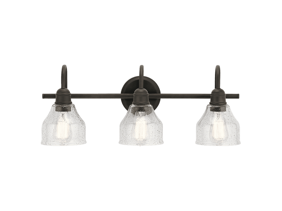 Kichler Avery 3-Light Bathroom Vanity Light in Olde Bronze