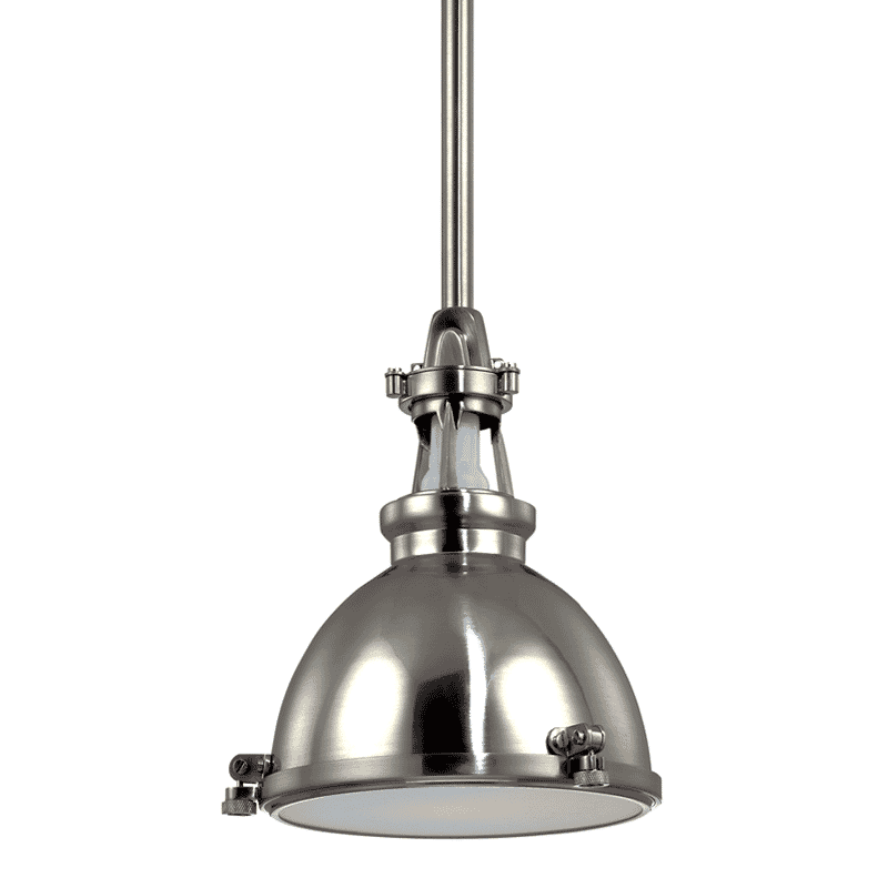 Hudson Valley Massena 11" Pendant Light in Polished Nickel